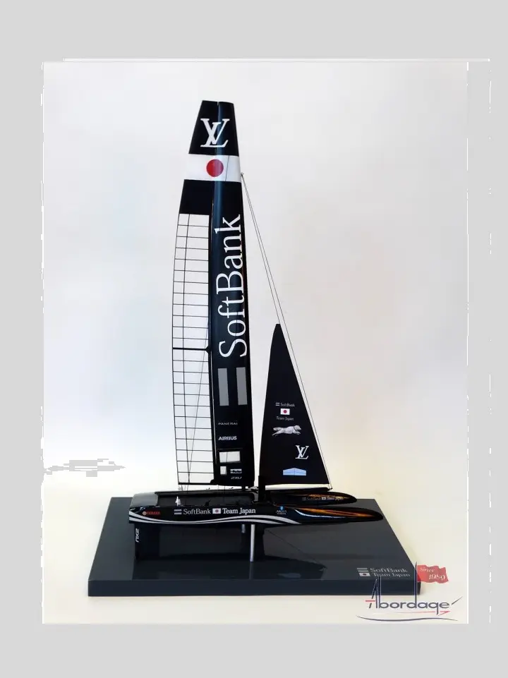 ソフトバンク　ルイヴィトン　ヨット　模型 softbank-team-japan-catamaran-