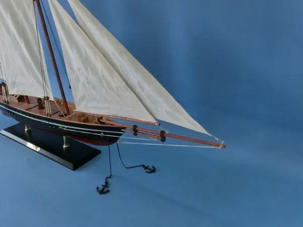 帆船模型 アメリカ号 Wooden America Model Sailboat 35inch - ヨット
